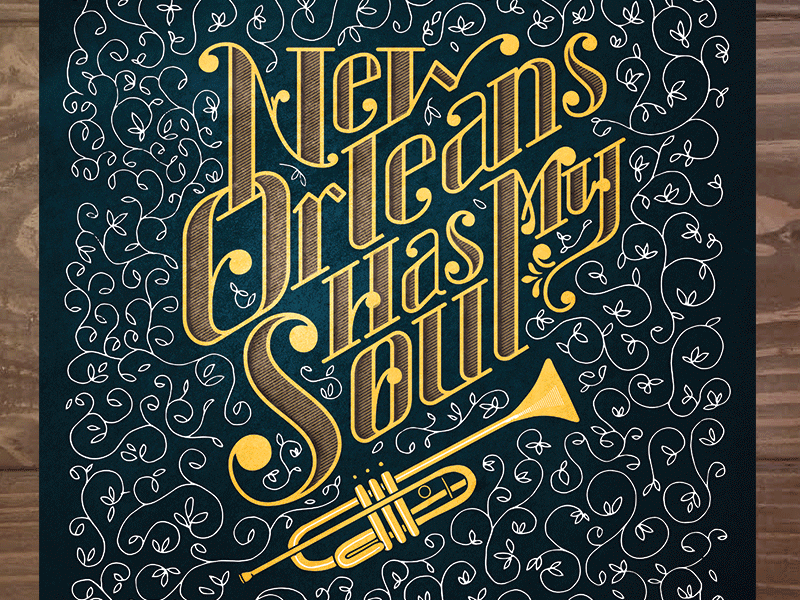 “New Orleans Has My Soul” Poster